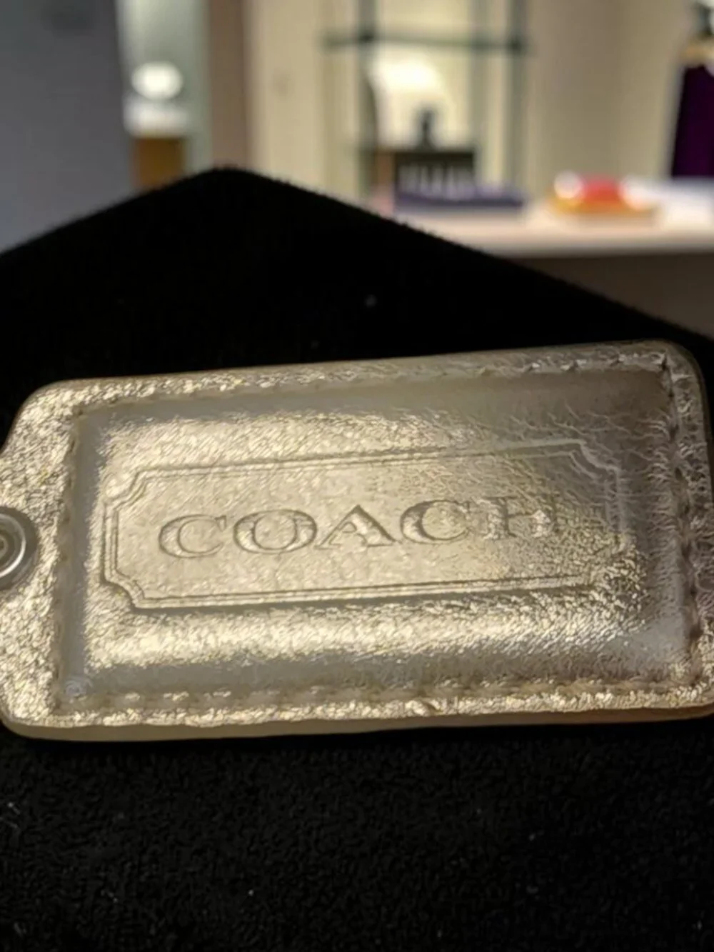 Coach Gold Tag – Excellent Condition